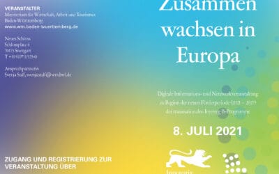 Growing together in Europe – Zusammenwachsen in Europa