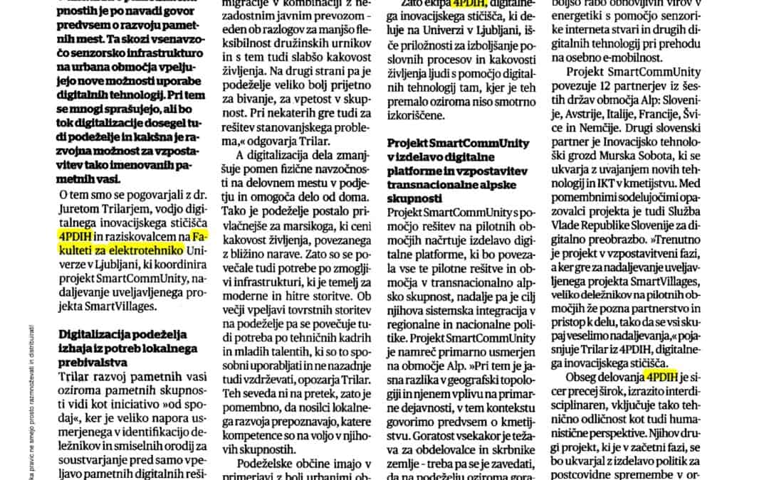 Digital solutions for a transnational Alpine community