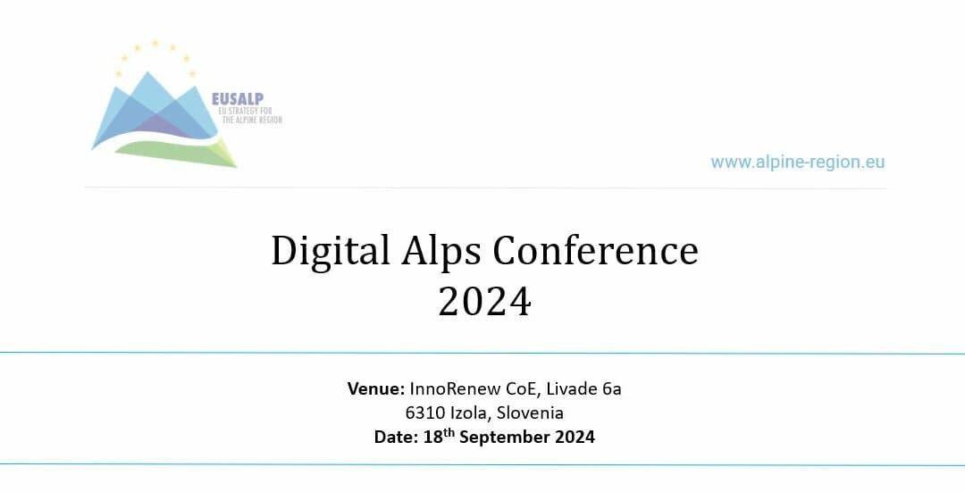 18th September 2024: The Digital Alps Conference