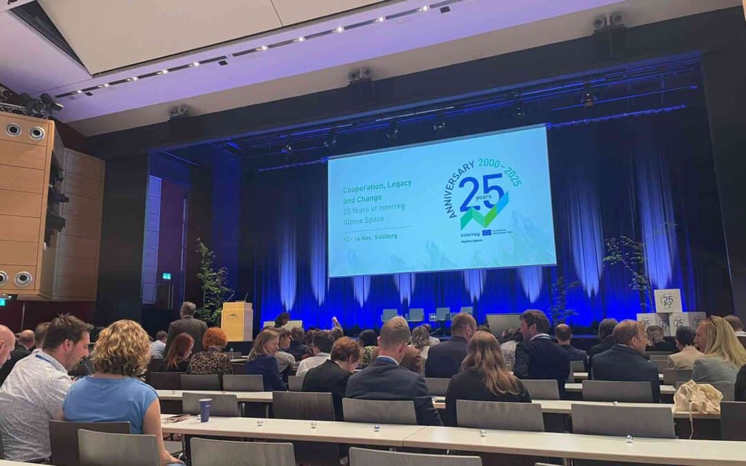 In Salzburg to celebrate the 𝟮𝟱𝘁𝗵 𝗮𝗻𝗻𝗶𝘃𝗲𝗿𝘀𝗮𝗿𝘆 𝗼𝗳 𝘁𝗵𝗲 Interreg Alpine Space 𝗽𝗿𝗼𝗴𝗿𝗮𝗺𝗺𝗲