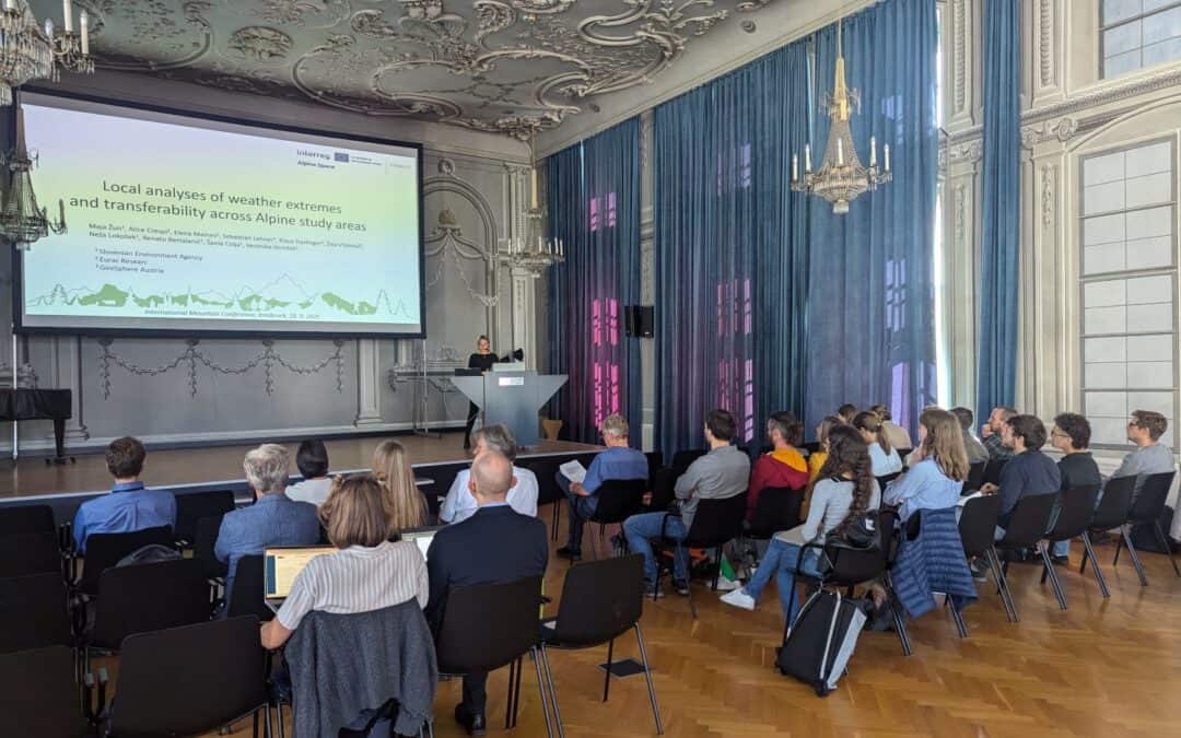 X-RISK-CC at the International Mountain Conference: Advancing climate risk knowledge for the Alps