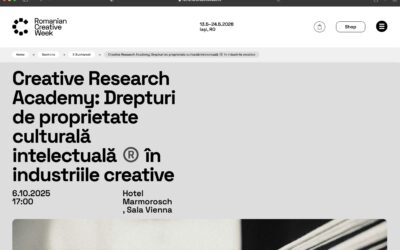 October 6th, Bucharest: AlpTextyles at Romanian Creative Week