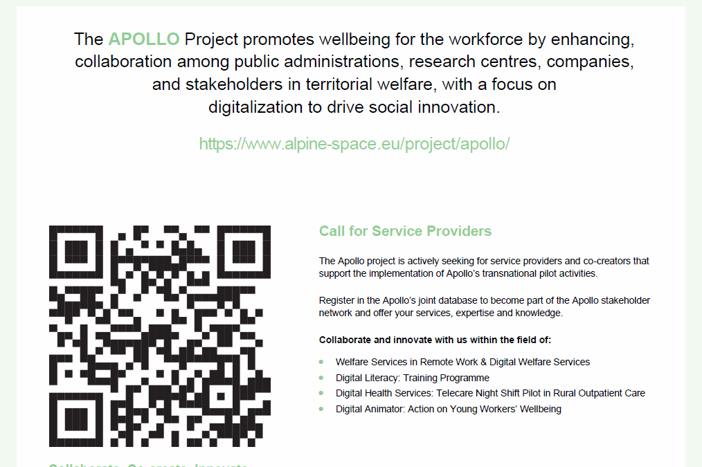 Apollo at the Annual Forum of the EUSALP: Call for the Interest of Service Providers