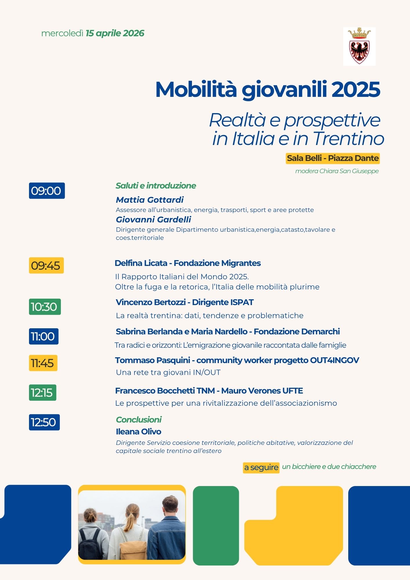 Mobilità giovanili 2025 Realtà e prospettive in Italia e in Trentino