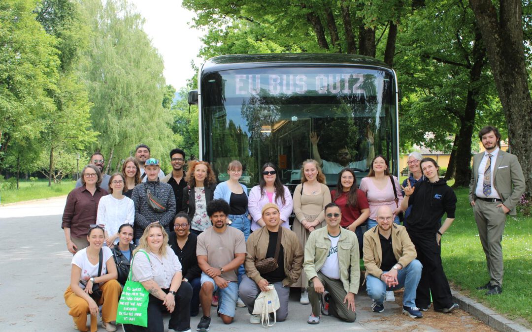 The EU Bus Quiz celebrates Europe Day in Salzburg